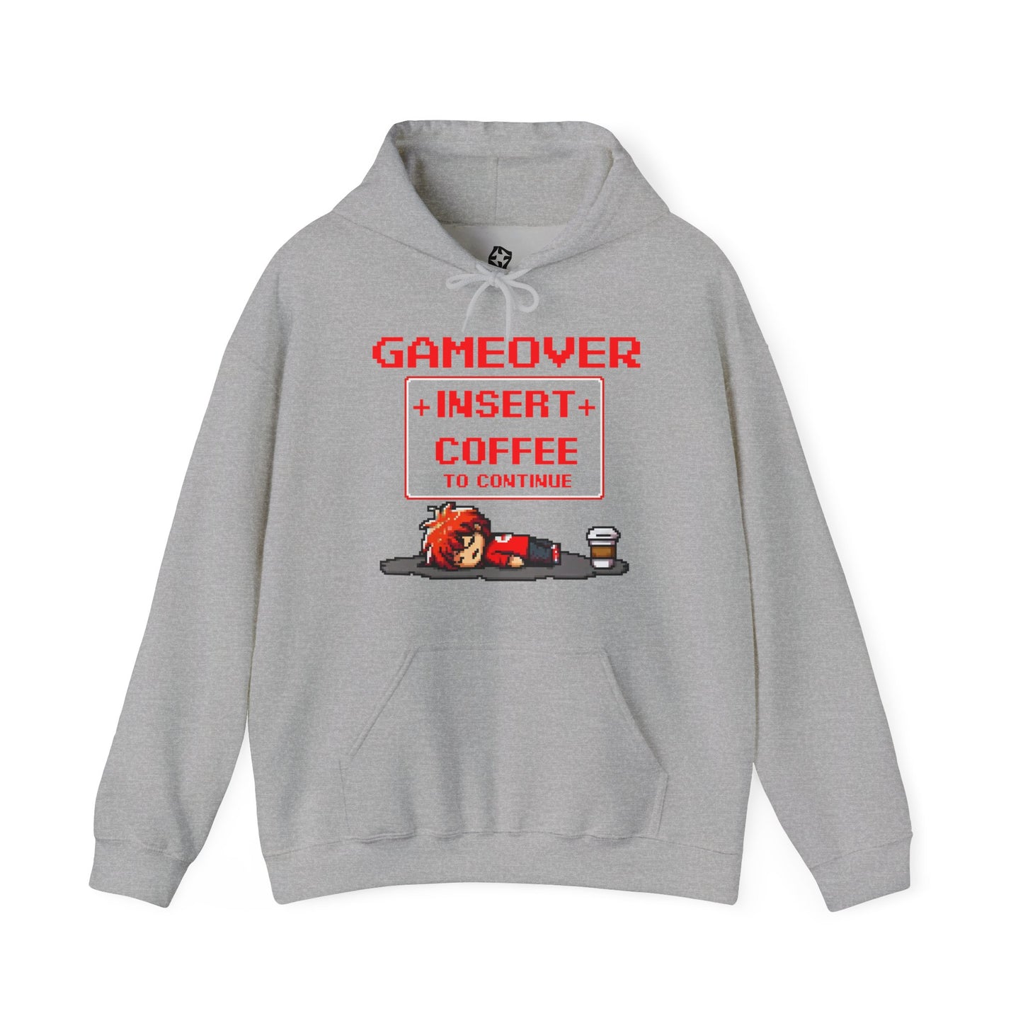 Respawn Hoodie of Low Battery – “Game Over, Insert Coffee to Continue”