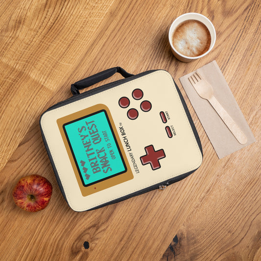 Snack Quest Lunch Box - Personalized with your name - Free Shipping