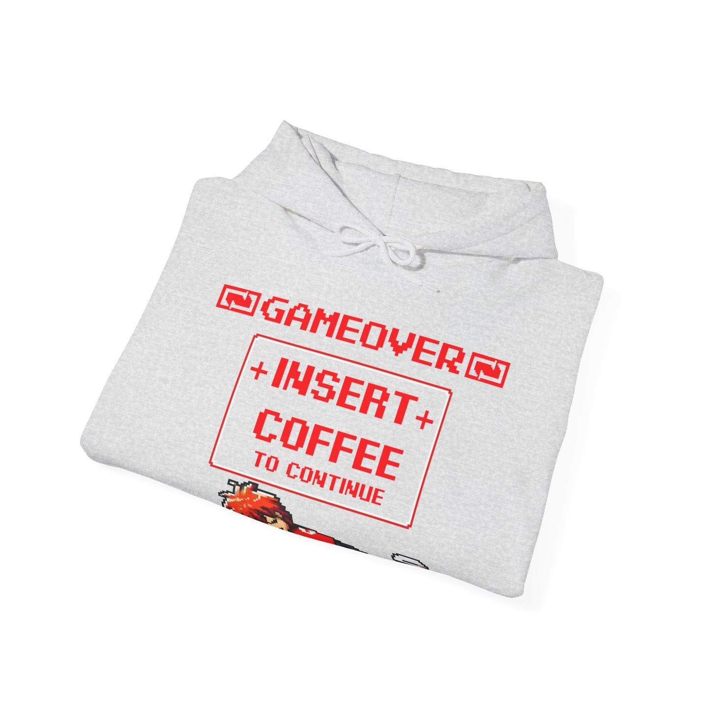 Respawn Hoodie of Low Battery – “Game Over, Insert Coffee to Continue”