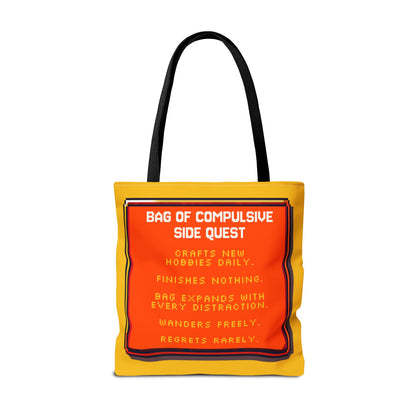 Bag of Compulsive Side Quest - Personalized with your NAME