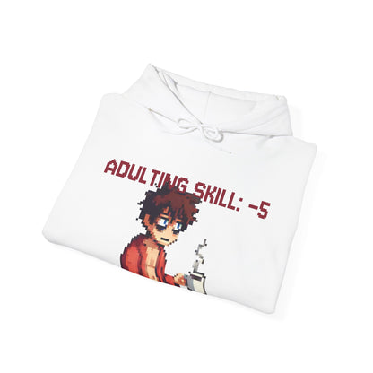 Daily Debuff Hoodie: -5 Adulting