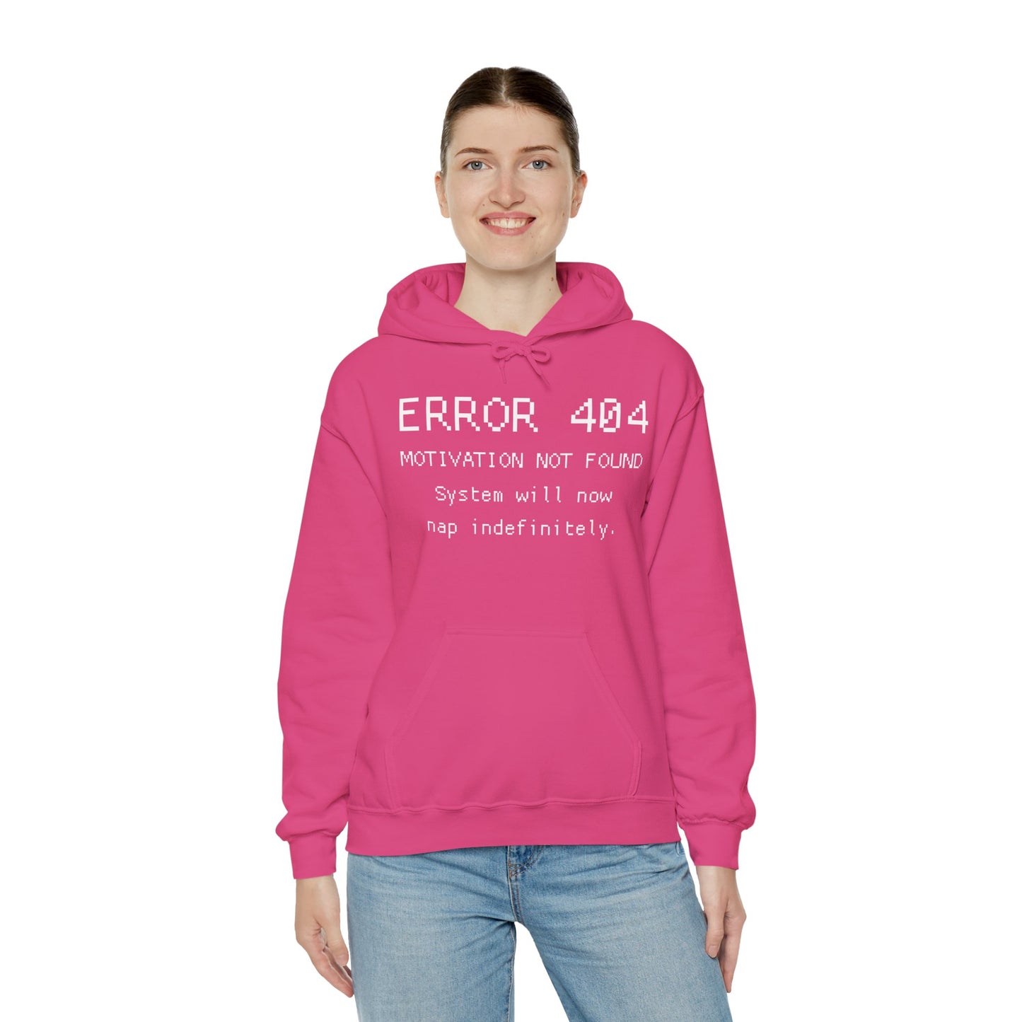 ERROR 404 Hoodie – Nap Mode Enabled