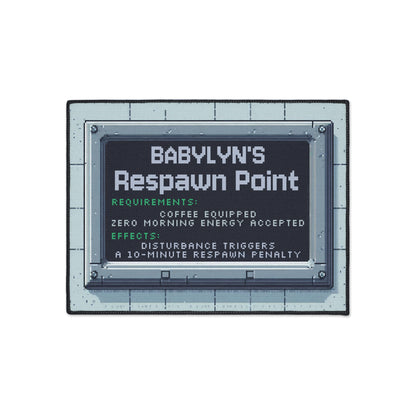 Respawn Point Doormat – Personalized with your NAME