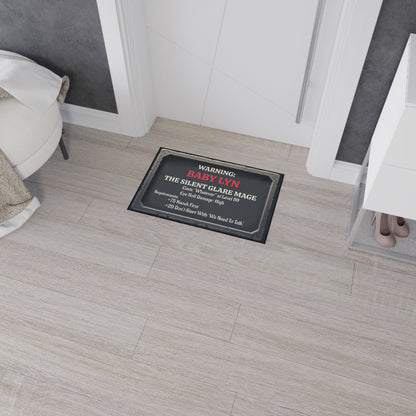 Silent Glare Mage Doormat - Personalized with your NAME